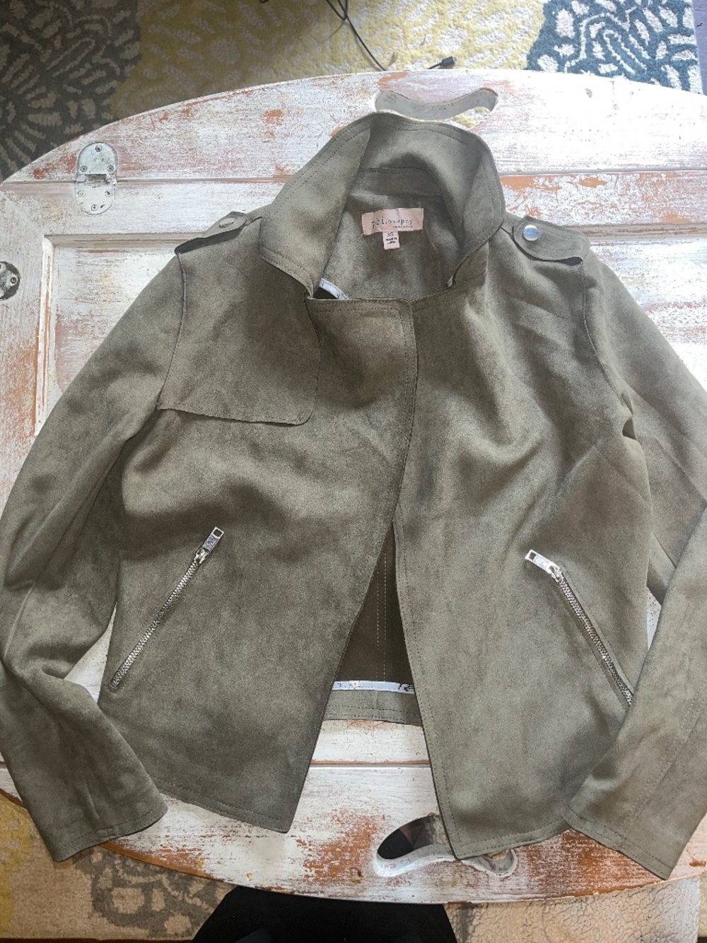 Philosophy faux leather jacket